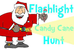 Flashlight Candy Cane Hunt